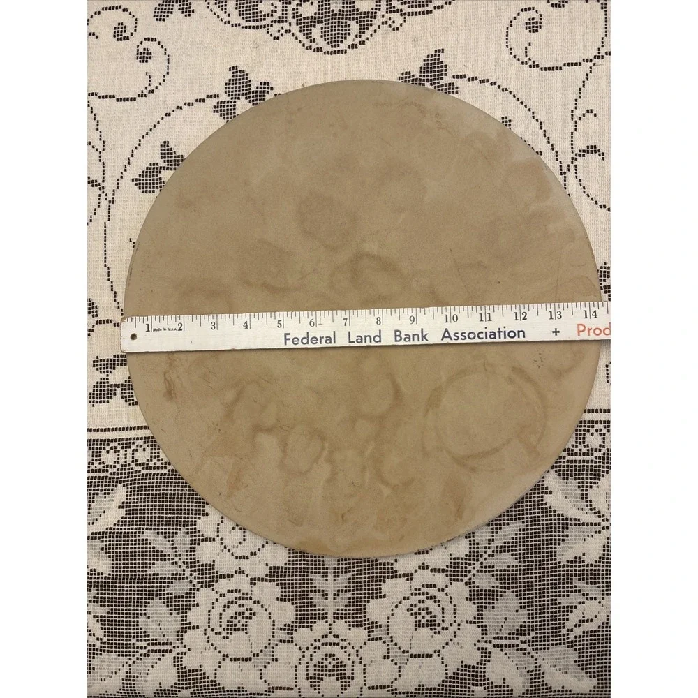Home & Garden Party, LTD Pizza Stone 14.5 Inches Round Heavy Duty Seasoned EUC